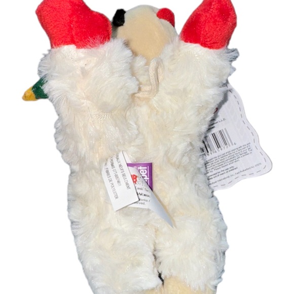 Lamb Chop Small Plush Christmas Dog Toy - Picture 2 of 4